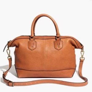 Madewell Berliner Satchel Oversized Crossbody English Saddle Bag